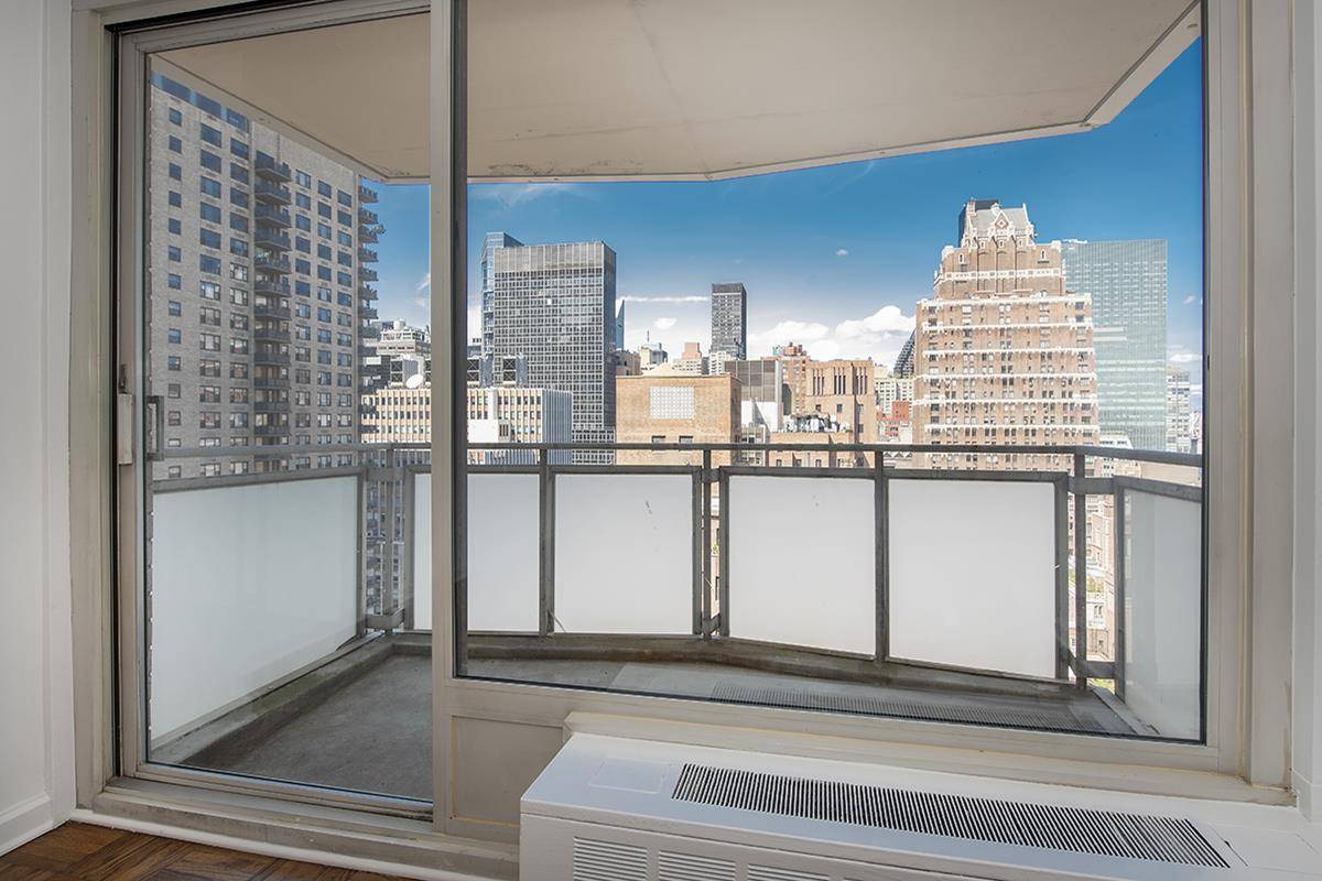 Beautifully renovated sponsor one bedroom apartment with large north facing balcony.