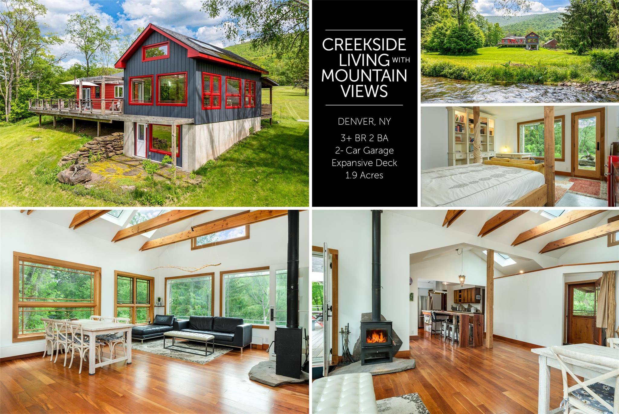 Built just above the tranquil Batavia Kill that flows year round, this exceptional rustic contemporary residence offers nearly two acres of superior living environment in a well designed package for ...