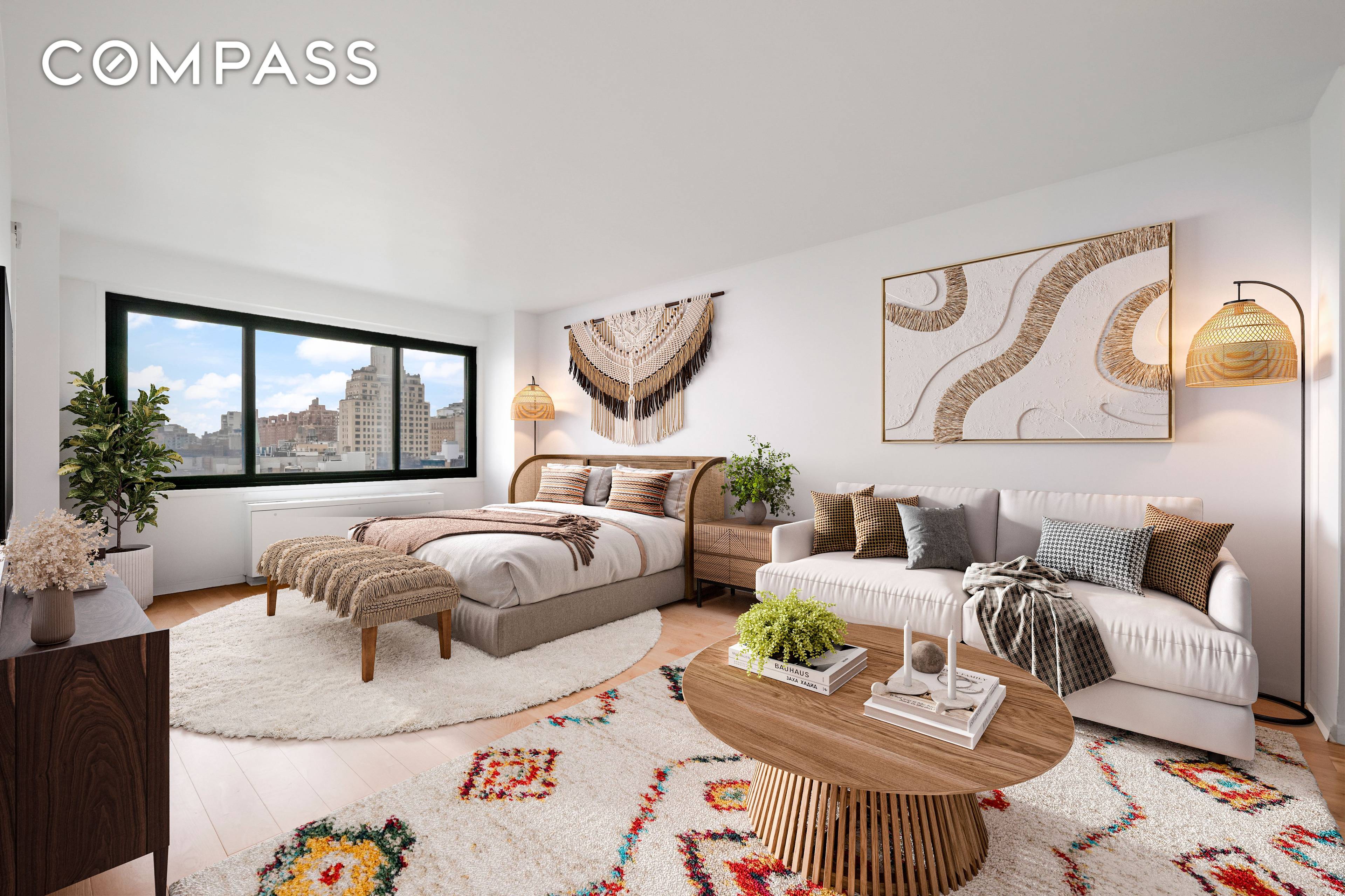 Welcome to Residence 9A at 201 West 21st Street, a beautifully renovated studio perched on a high floor of The Piermont, a full service co op in the heart of ...