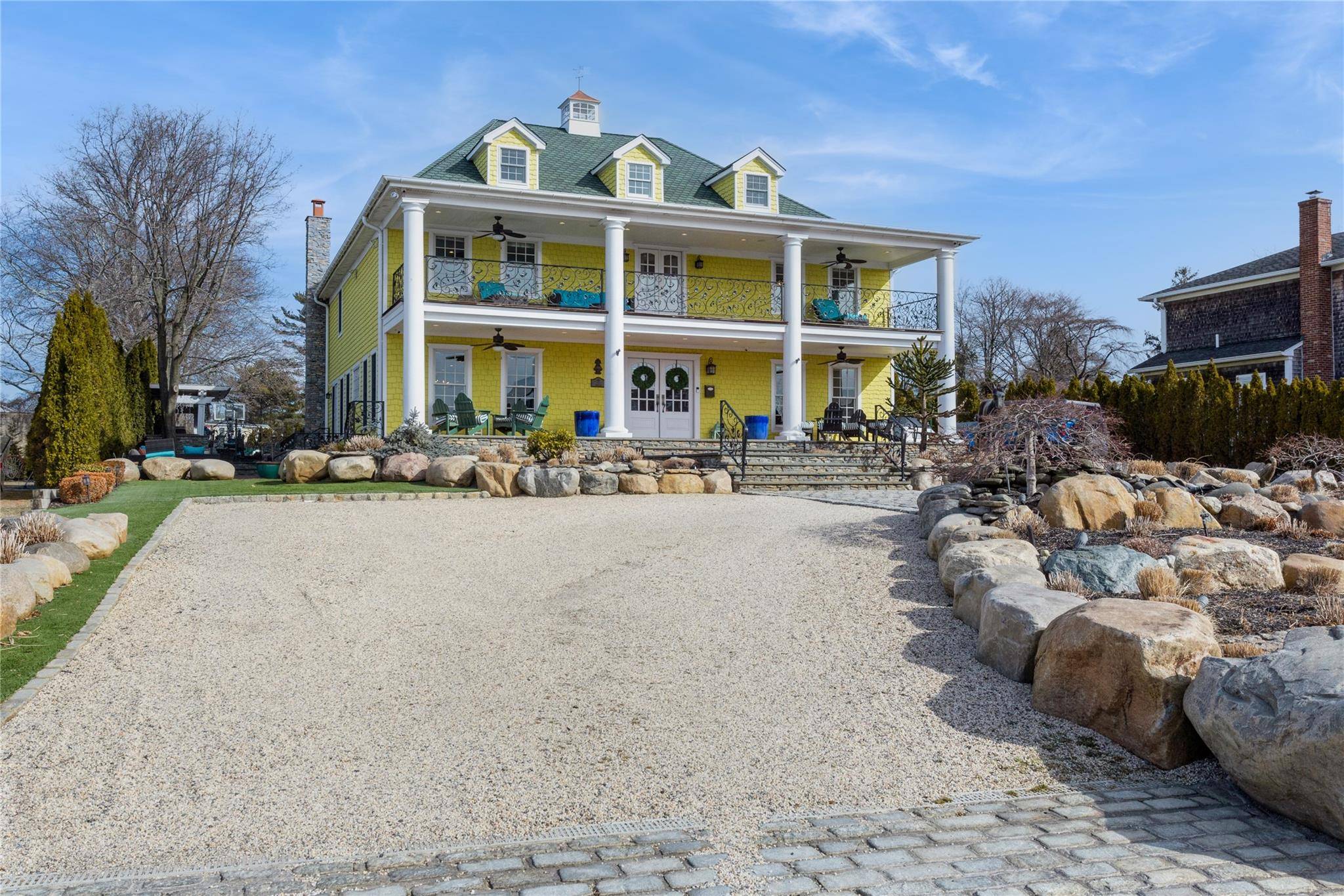 Presenting an extraordinary waterfront retreat, this expansive 6 bedroom, 6 1 2 bathroom residence embodies luxury and thoughtful design, perfect for both intimate family living and grand scale entertaining.