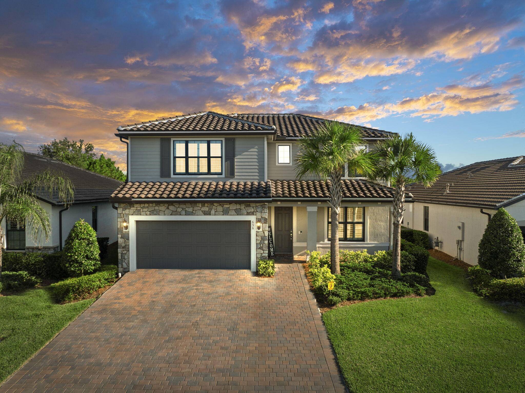 Beautifully upgraded Whitestone model on a private preserve lot in one of the area's top gated communities.