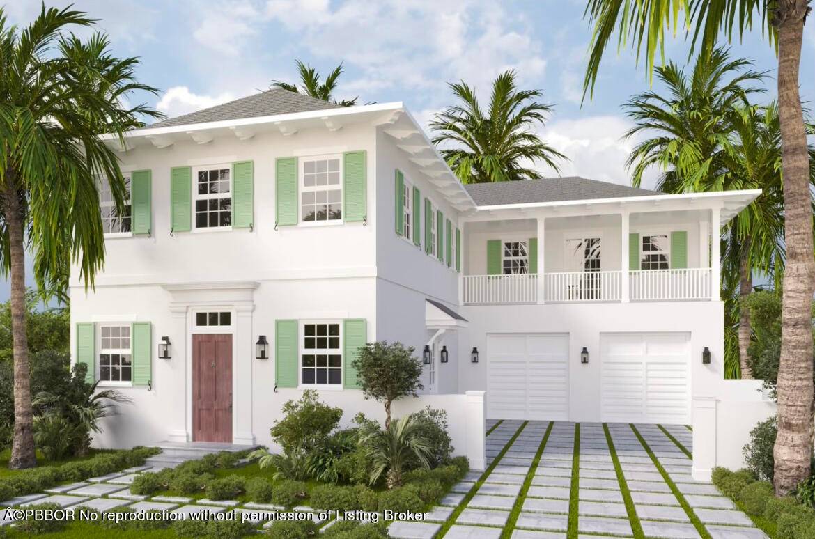 Contemporary New Build in coveted El Cid section of West Palm Beach.