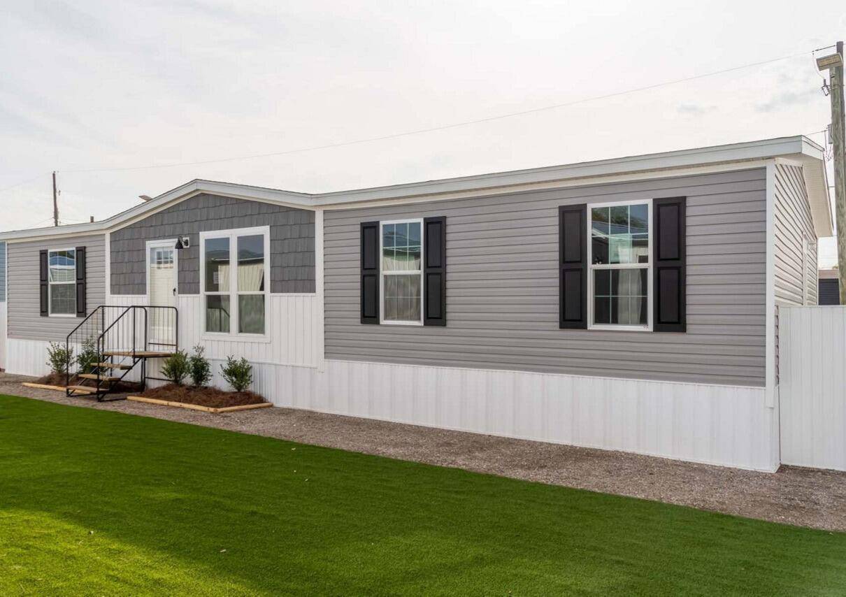 Brand New 3BR 2BA 1. 25 Acres Prairie Viking Community Move in ready and beautifully upgraded, this 1, 493 SqFt Champion Embrace home offers a modern split floor plan with ...