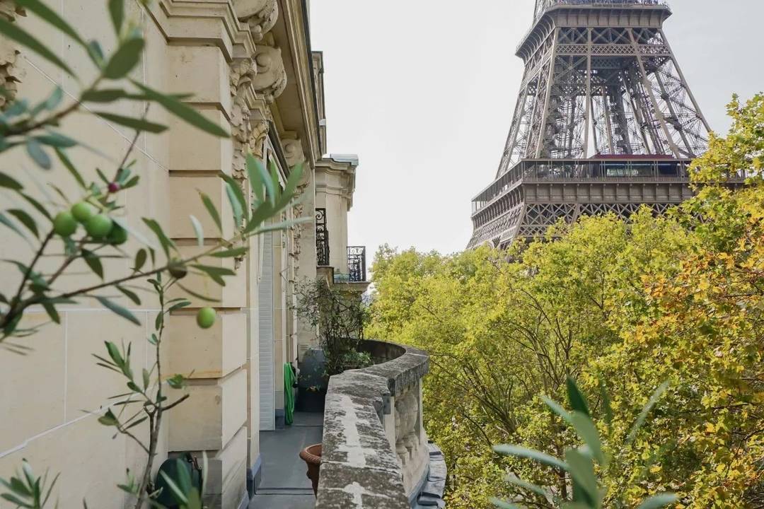 5 pièces - Tour Eiffel - Terrasse