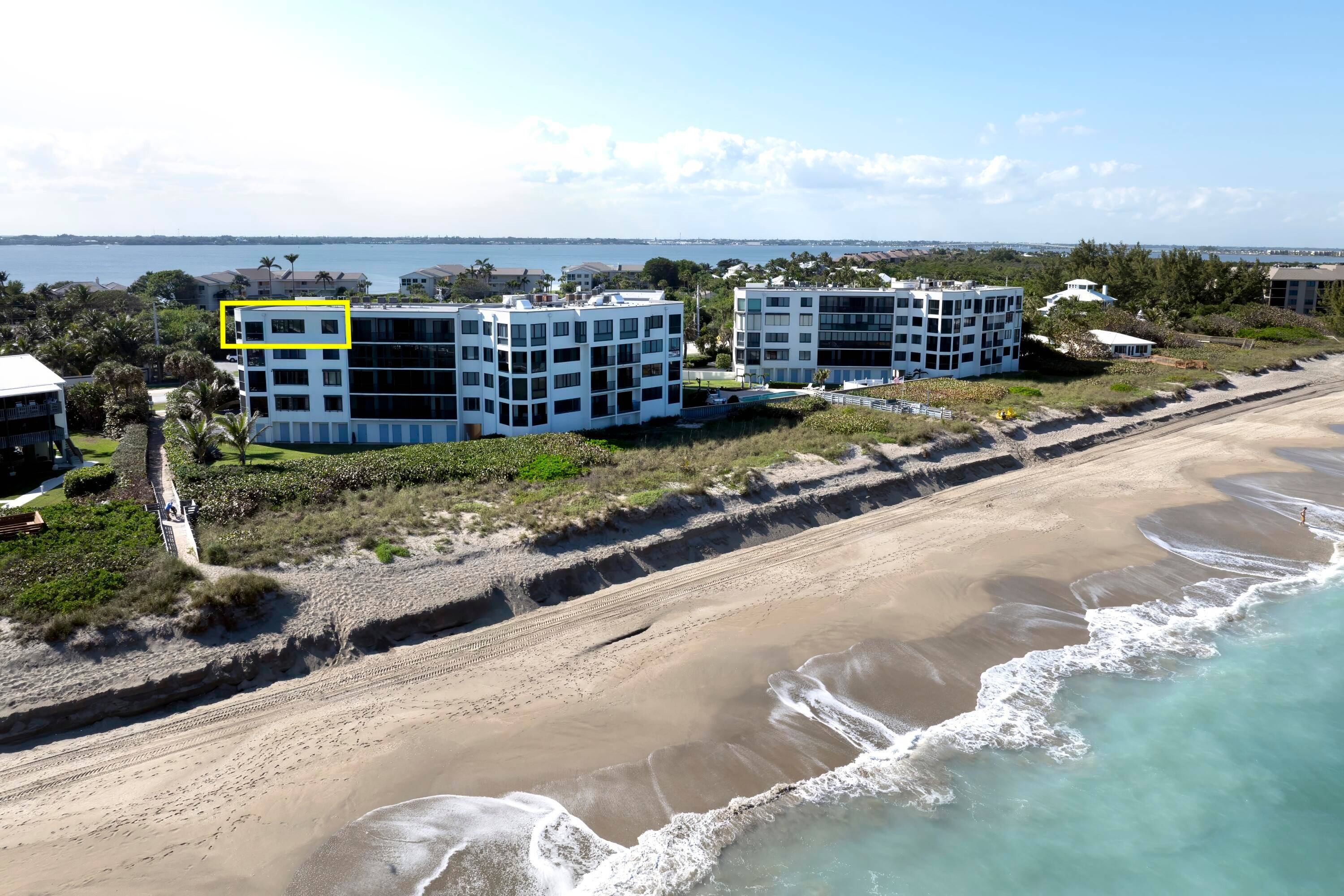 Featuring Sweeping, Panoramic Oceanfront and Bay Views from the Top Floor !