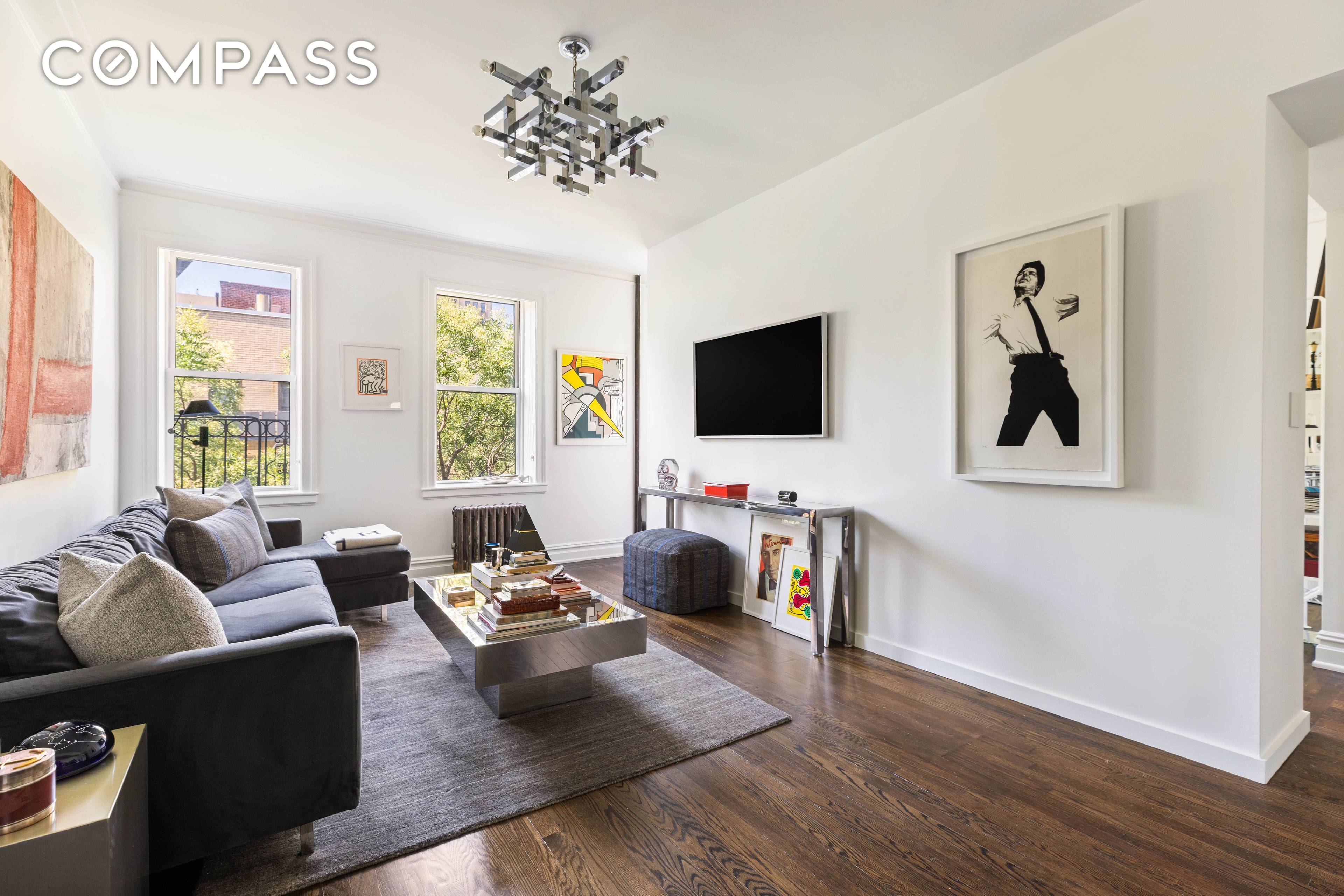 Designer renovated, spacious one bedroom apartment located on a tree lined street at 253 West 16th Street, Unit 5C, in Chelsea.