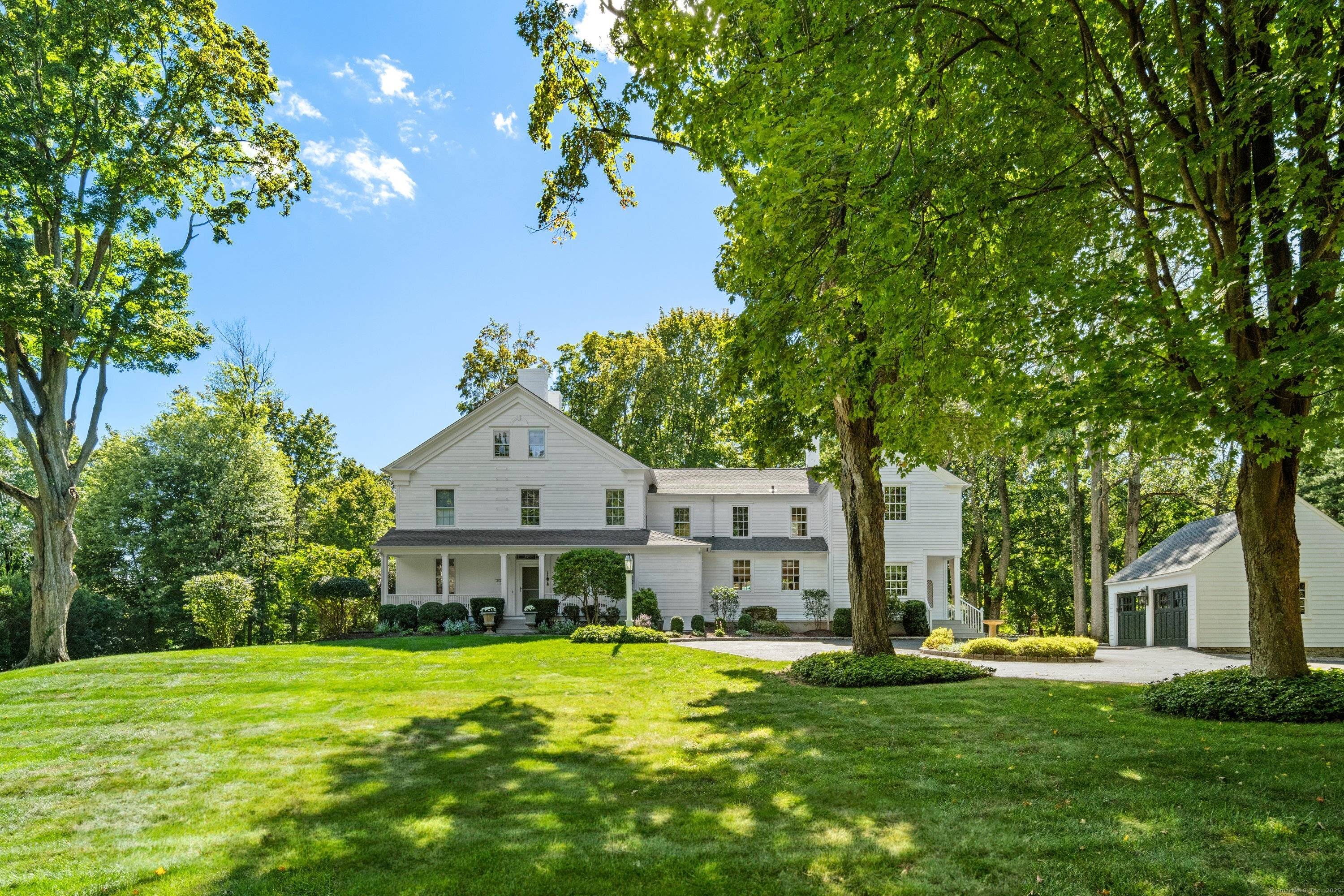 Generously sited on 2. 15 stunning acres in Greens Farms, the Joseph H.