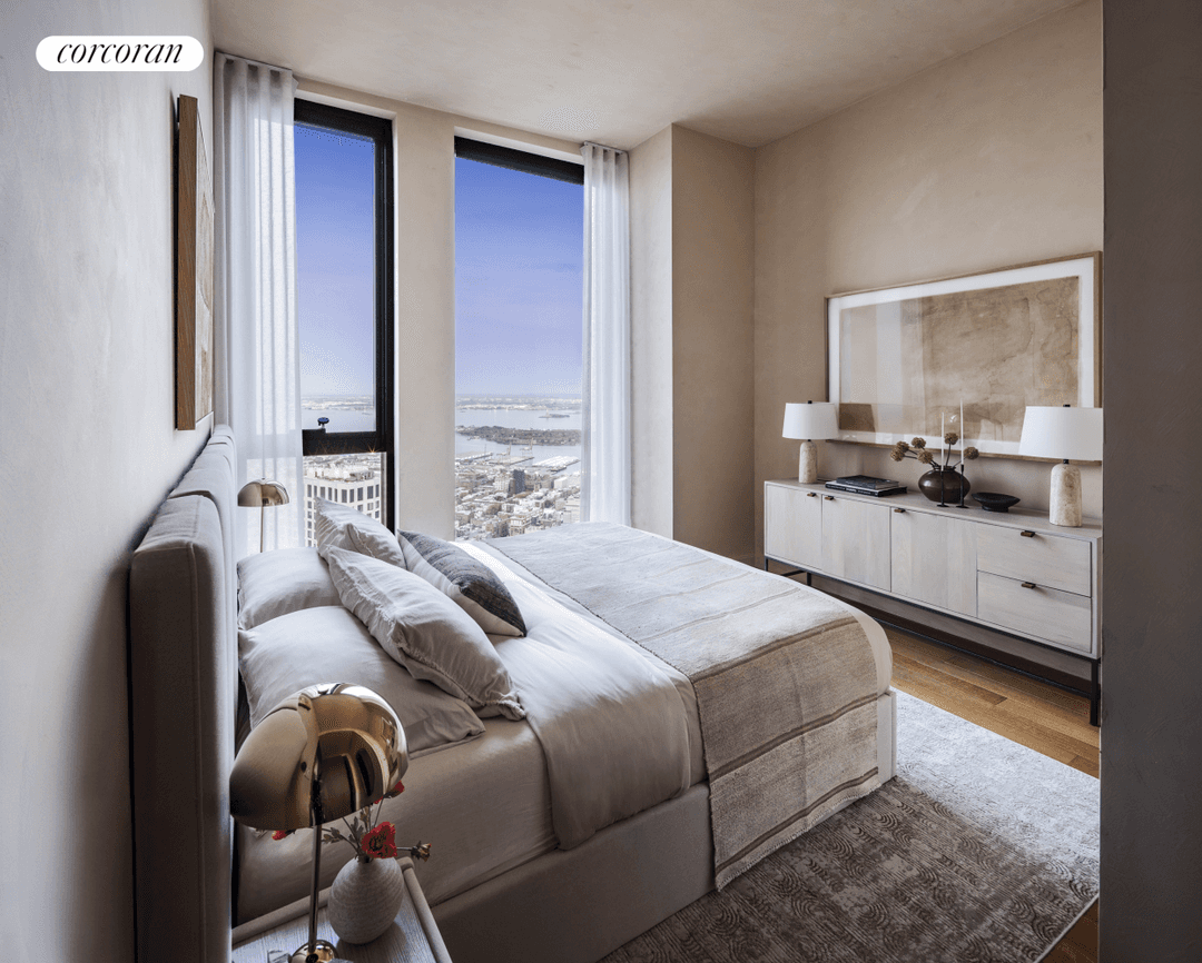 Immediate occupancy. Designed by award winning SHoP Architects, residence 79D is a is a generously proportioned 1, 411 SF southwest facing two bedroom, two bathroom home with ceiling heights up ...