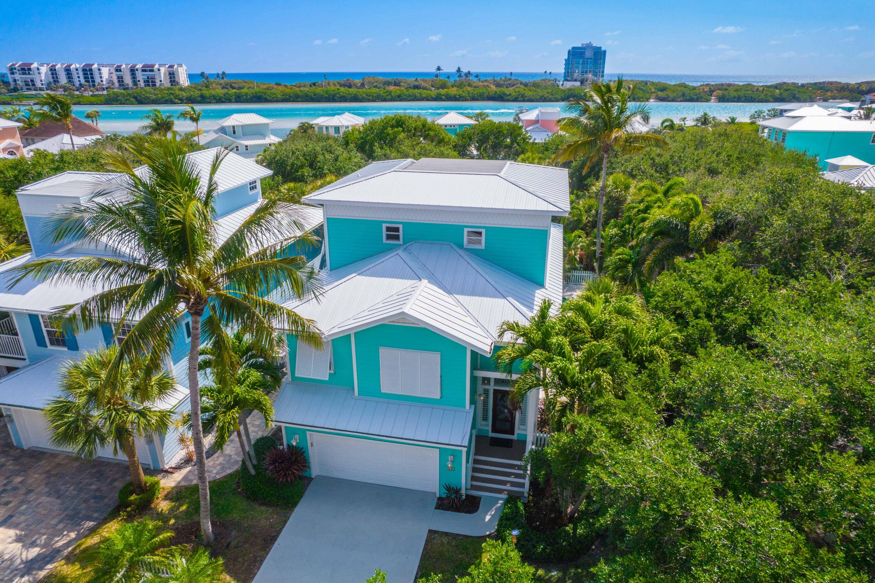 Tucked away in the heart of Tequesta along the Intracoastal is highly sought after Key West Village.