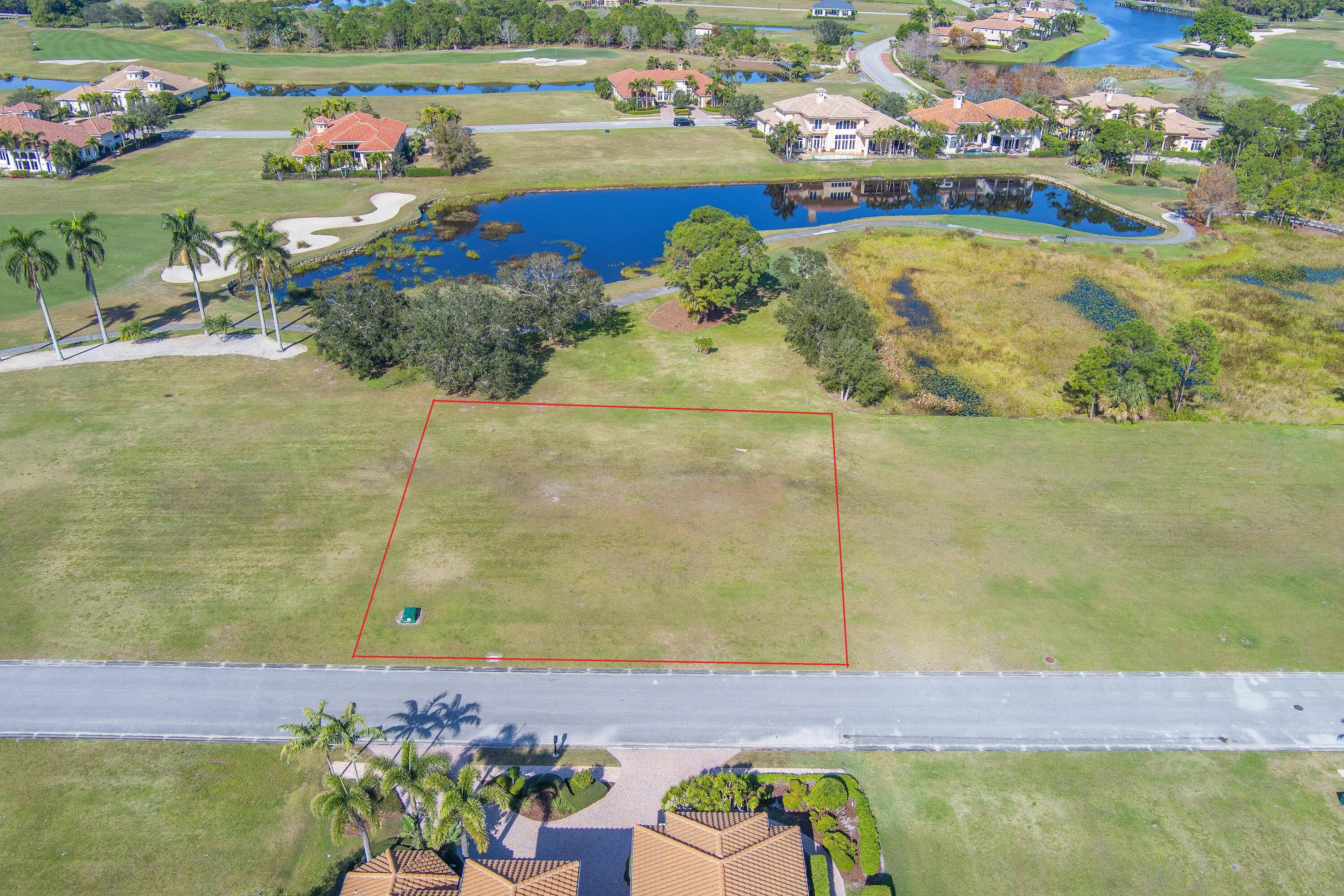 With views of the Arnold Palmer Golf Course Hole 11, this building site is just a short golf cart ride to the Iconic Tesoro Club House.