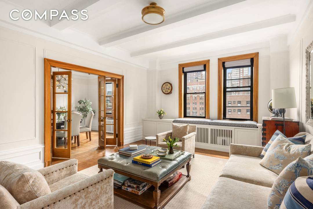 Residence 9B at 119 West 71st Street is a renovated sun filled classic six room home with sweeping open views of the city skyline in the heart of the Upper ...