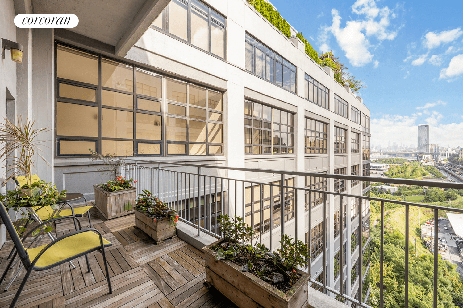 Welcome to OBB 1020, a stunning oversized one bedroom, two full bathrooms plus your own terrace on a high floor with gorgeous views of the Manhattan skyline, Brooklyn Bridge and ...
