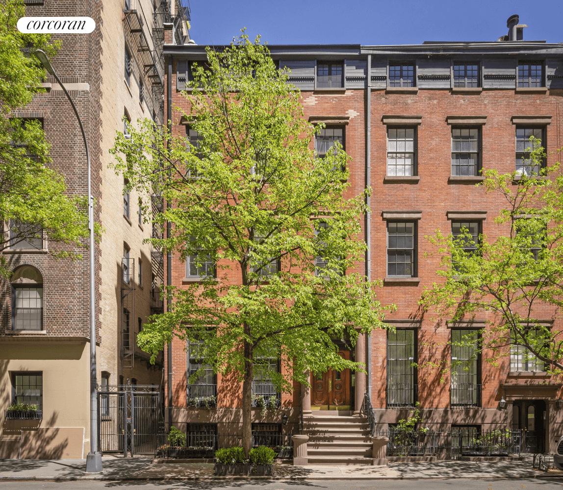 Rare 25 foot wide townhouse in prime Greenwich Village.