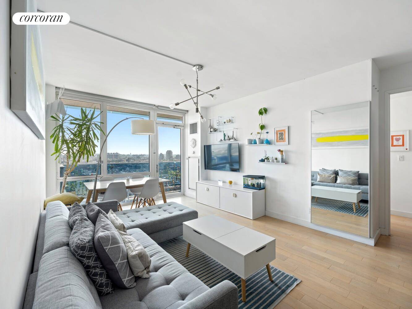 Wake up to breathtaking sunrises in this high floor, split layout two bedroom at The EDGE, offering uninterrupted city views and an unbeatable entry point into one of Williamsburg's most ...