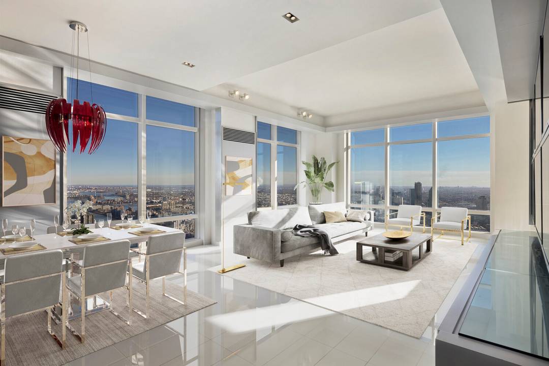 EXTRAORDINARY VIEWS from this magnificent 82ND Floor Residence.