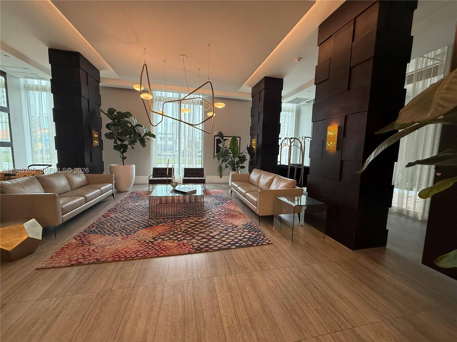 Corner unit with 3 balconies, overlooking 3 exposures.