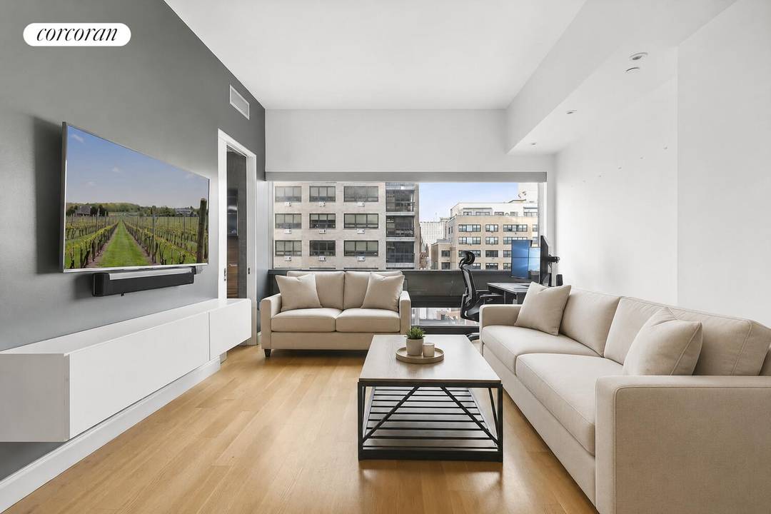 Situated on one of the East Village's most sought after streets, this beautifully designed corner 1 bedroom, 1 bath residence offers expansive proportions, soaring 10 foot ceilings, and dramatic floor ...