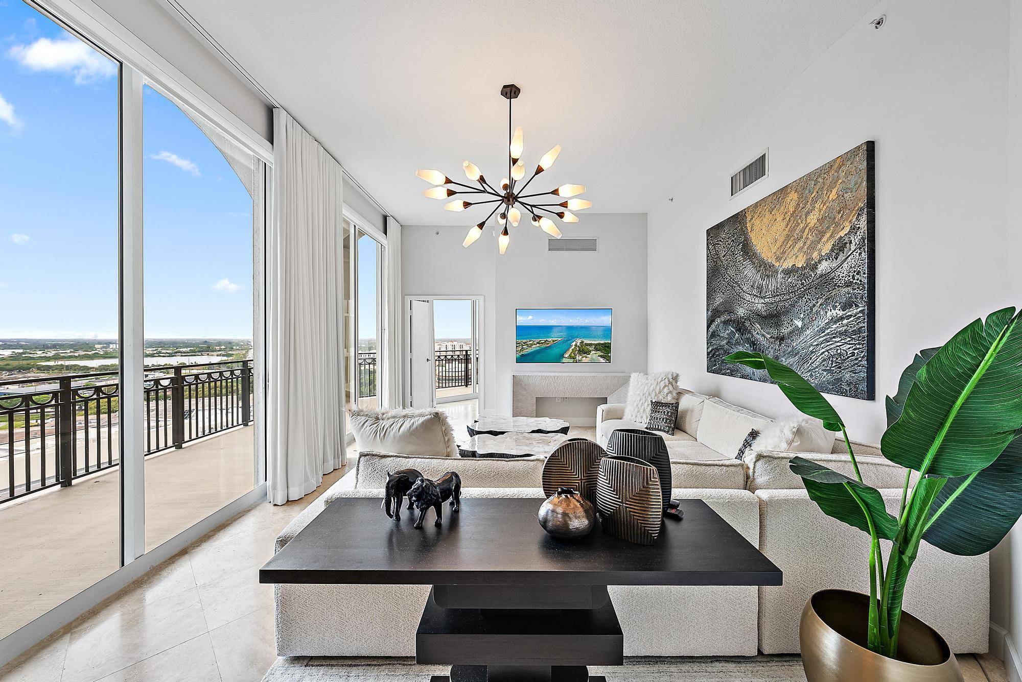 Experience elevated living in this one of a kind Upper Penthouse at CityPlace South Tower.