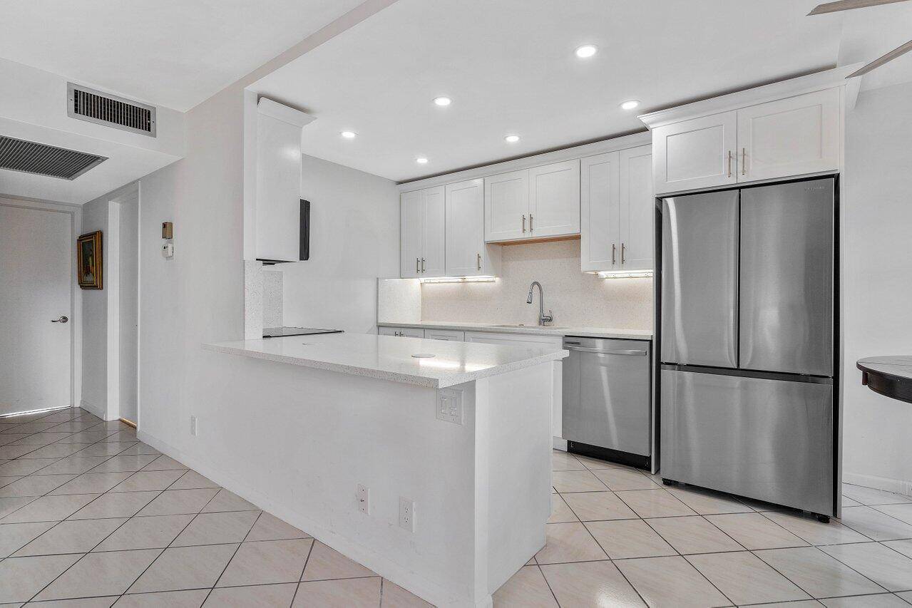 Ready to move right in ! Contemporary, freshly renovated two bedroom, 1.