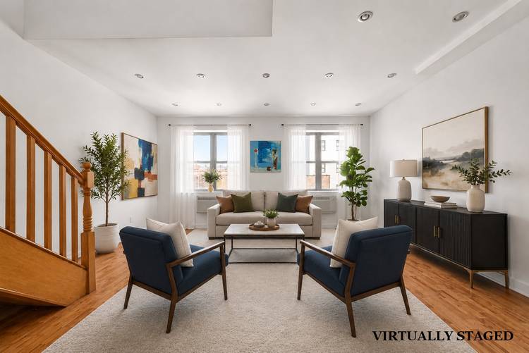 Welcome to 895 Myrtle Ave, Unit 4B, a spacious and character filled lofted duplex penthouse condominium in the heart of central Bedford Stuyvesant.
