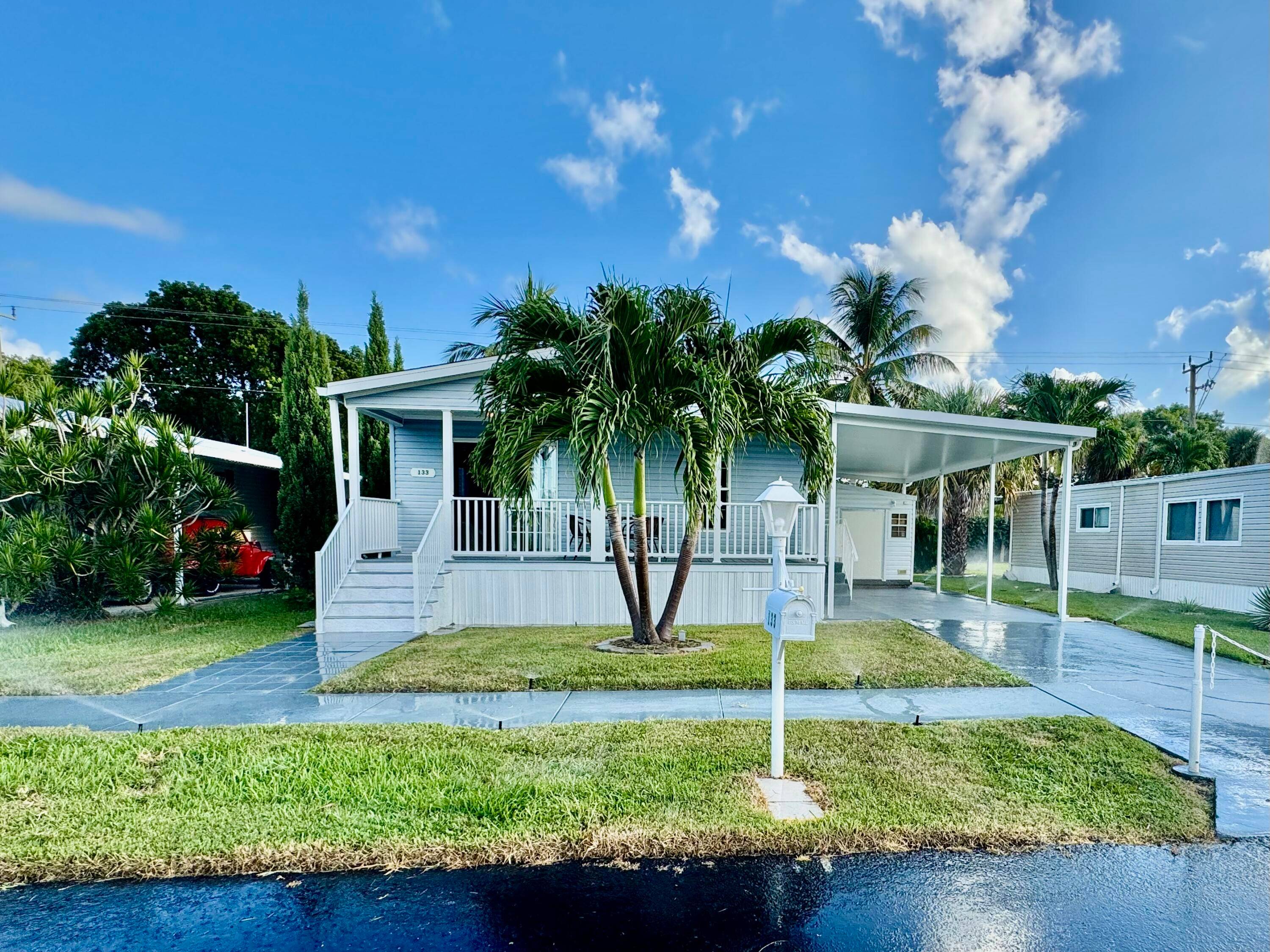 This beautifully maintained 2020 manufactured home is a must see !