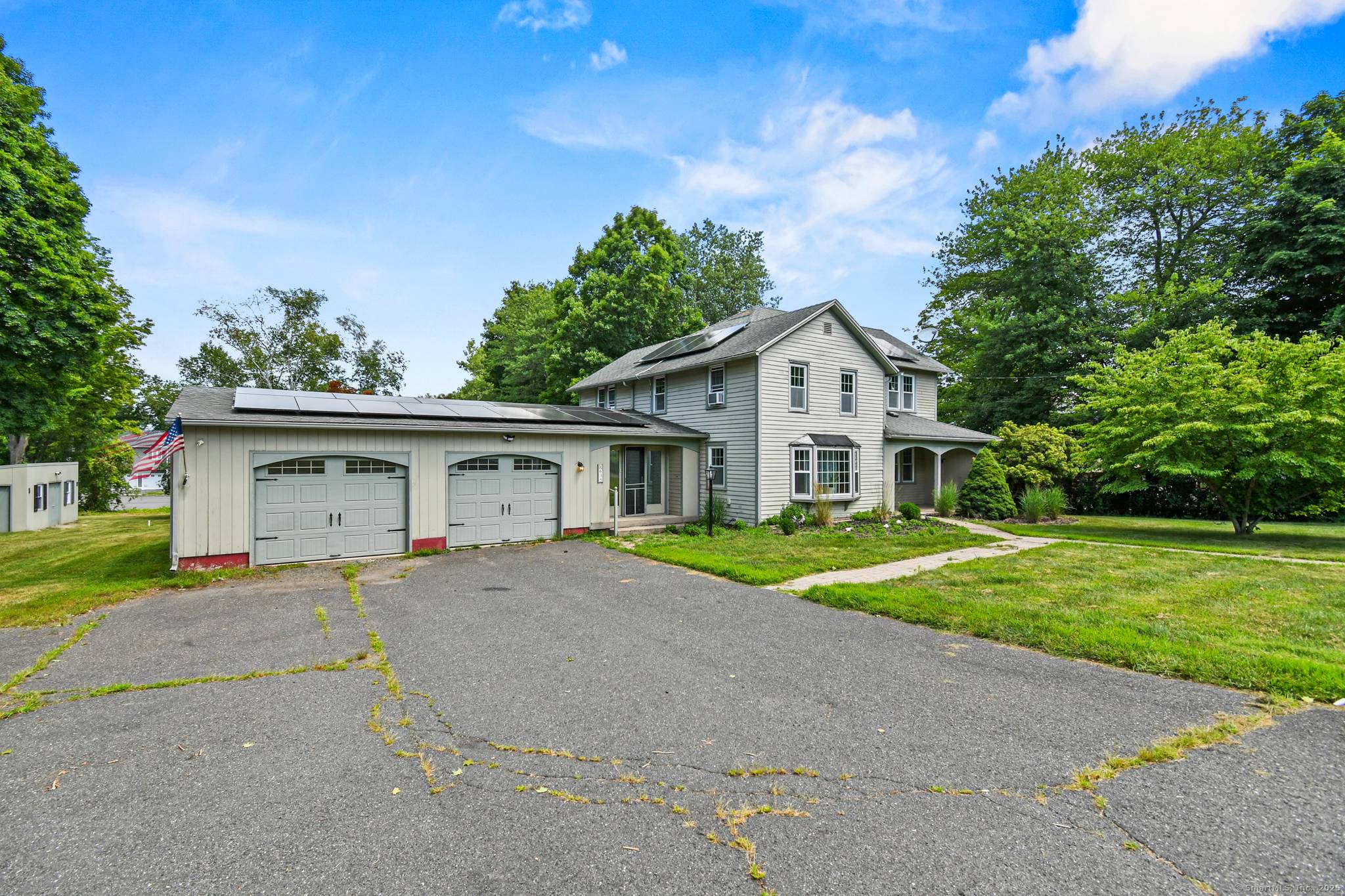 Charming and updated, 635 Pine St in Bristol, CT is a spacious 3 bedroom, 2 bath colonial, set on a generous 0.