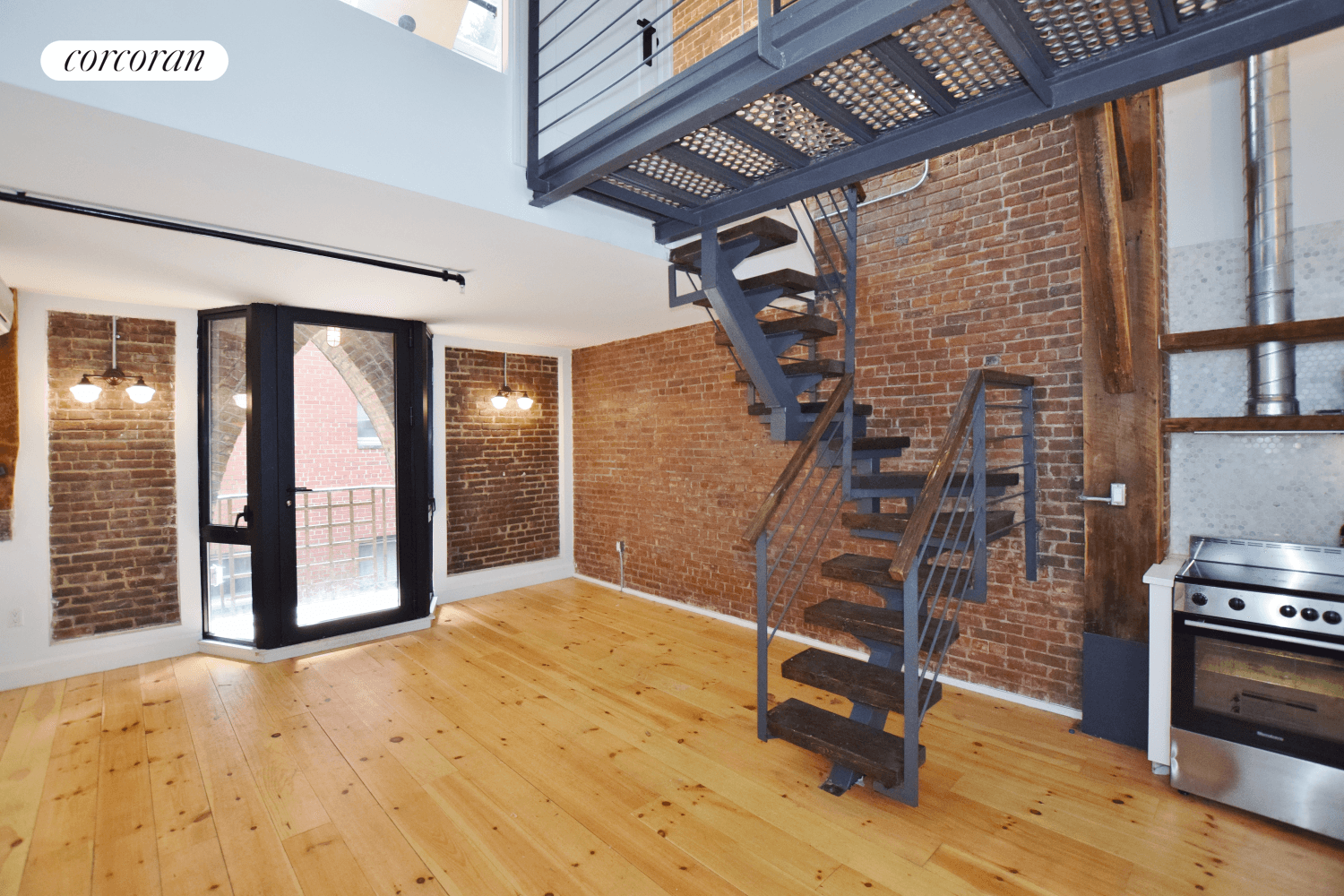 One bed two bath duplex loft in the heart of Williamsburg.