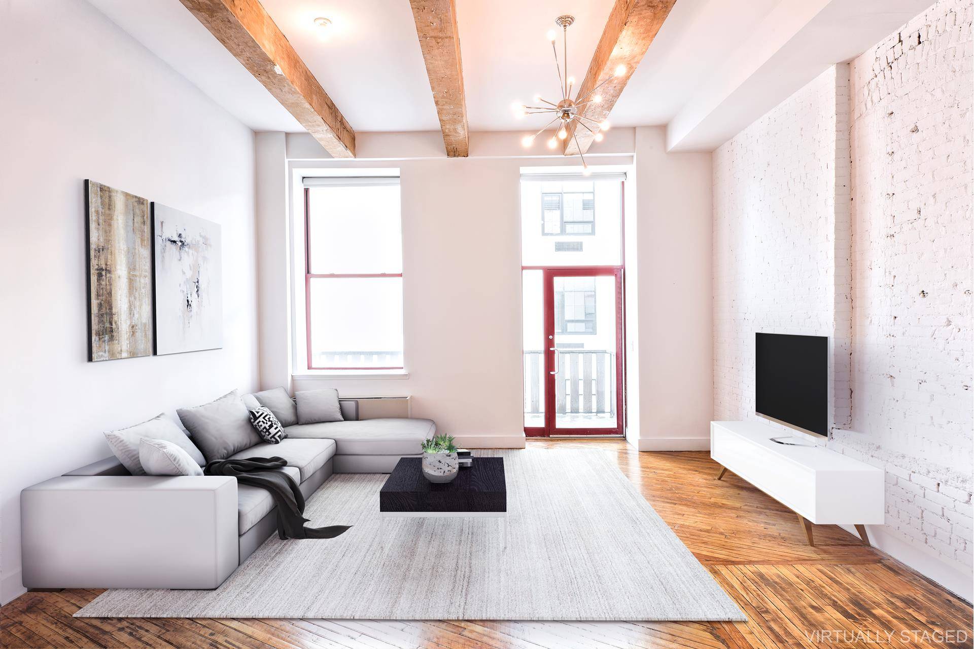 This is a stunning, 1, 127 square foot, mint condition, authentic loft at the coveted Mill Building !