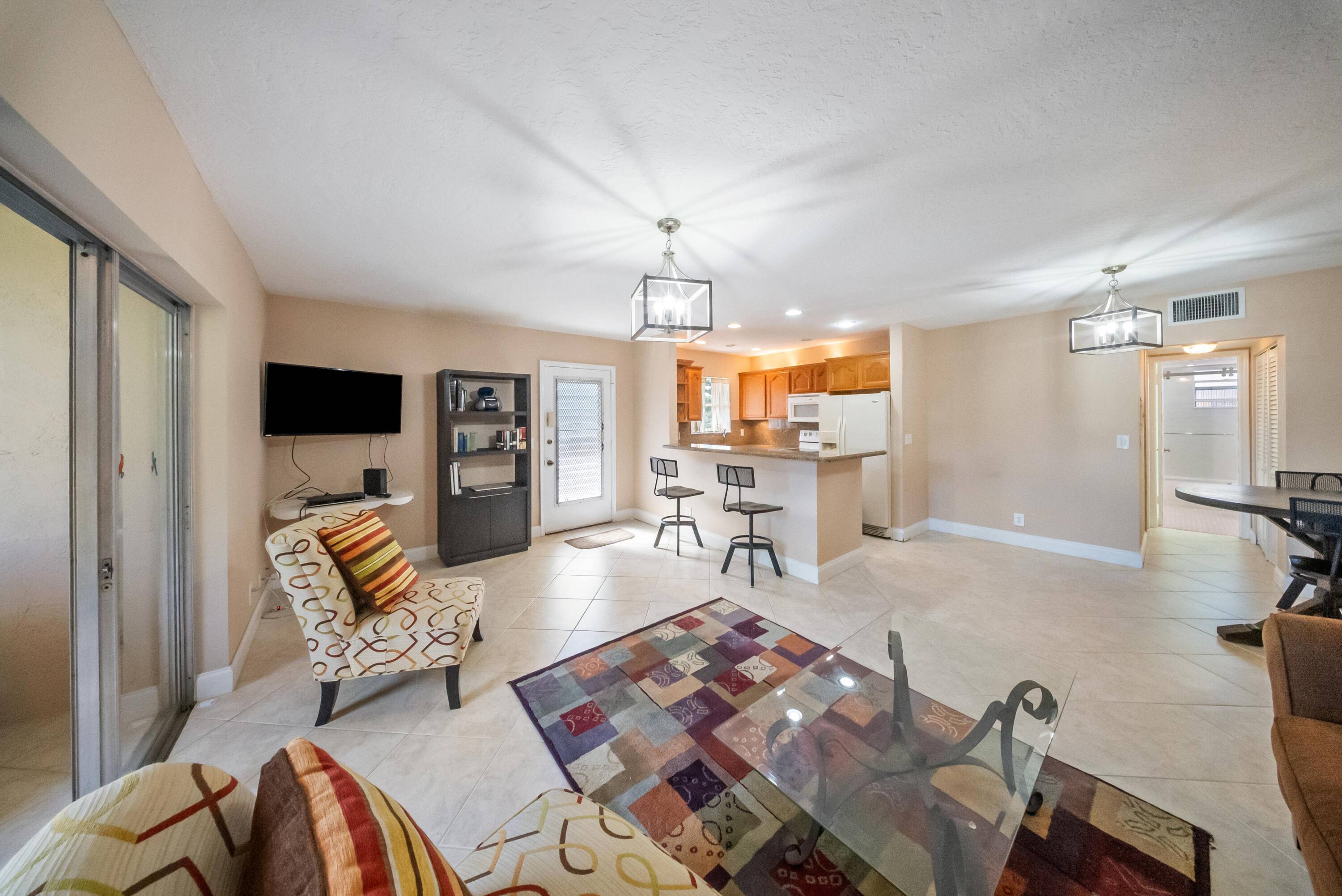 Upgraded 1 bedroom 1 bath condo in the Oxford section of Century Village in West Palm Beach.