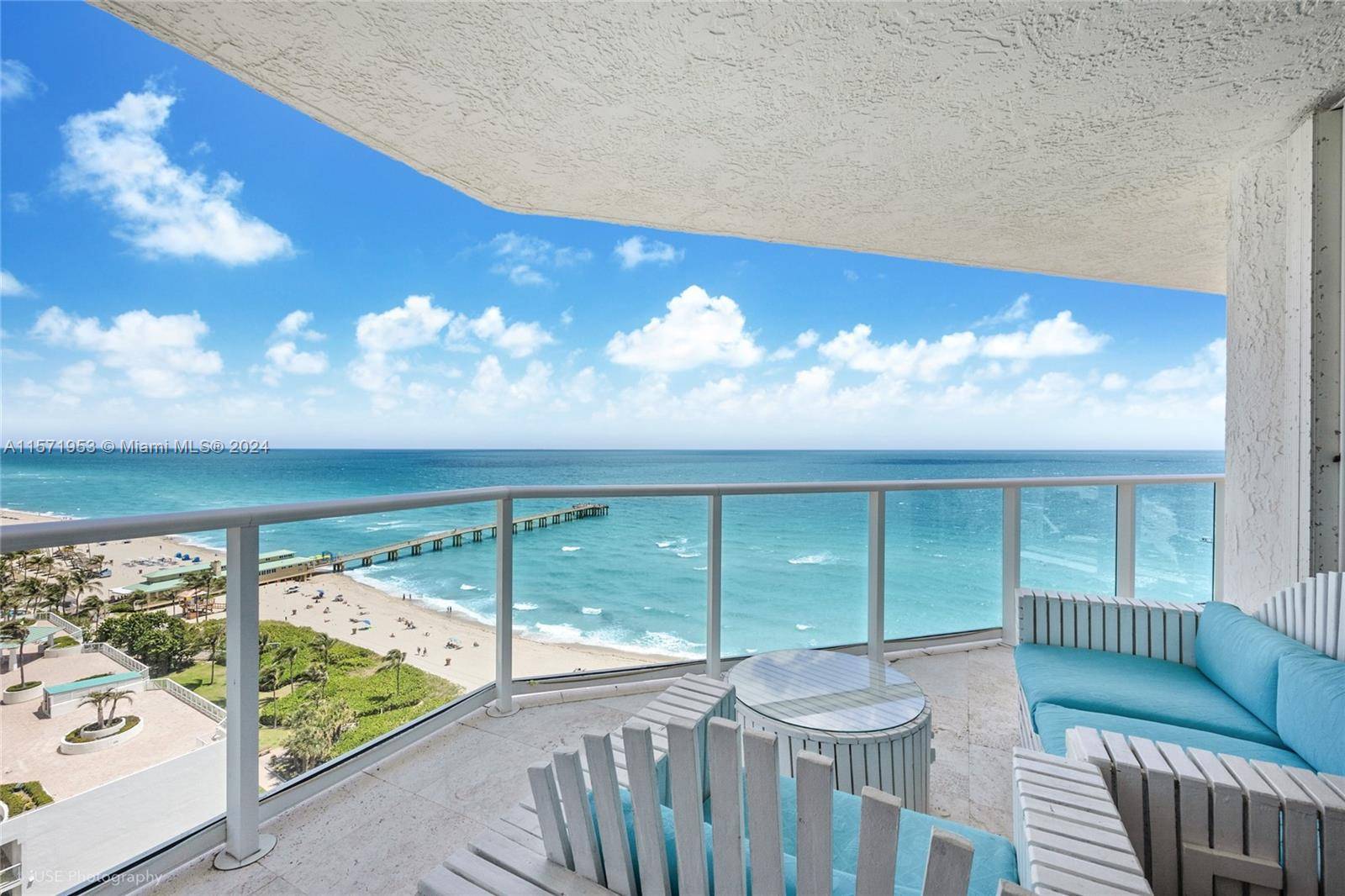 This stunning direct oceanfront residence boasts over 2, 020 interior square feet and 374 square feet of open, wrap around balcony.
