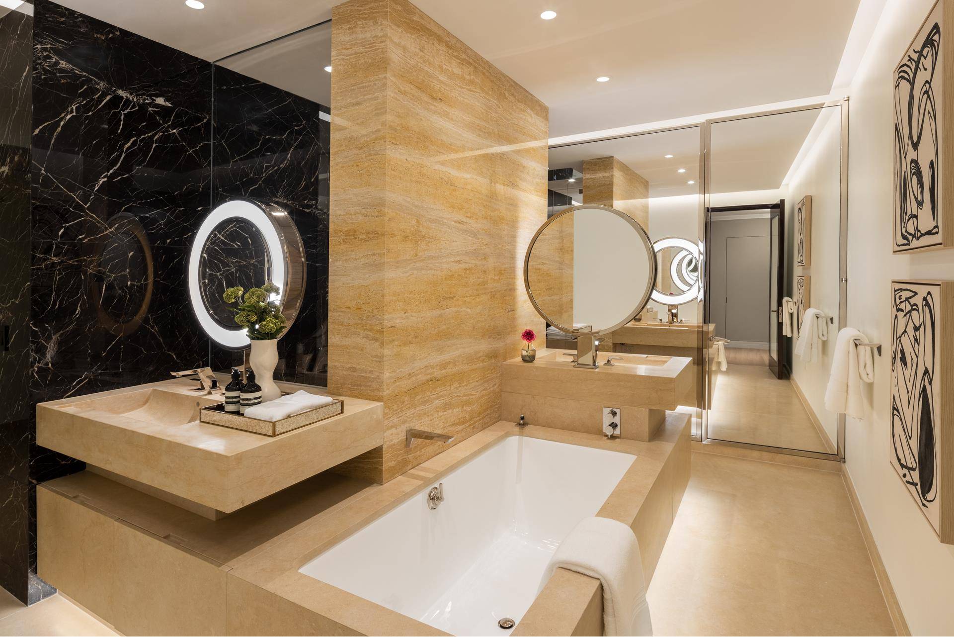 Combining superb sophistication and craftsmanship with the intimate feeling of home, Residence 24D at 53 West 53 comprises 2, 490 square feet, offering two bedrooms, two and a half bathrooms, ...