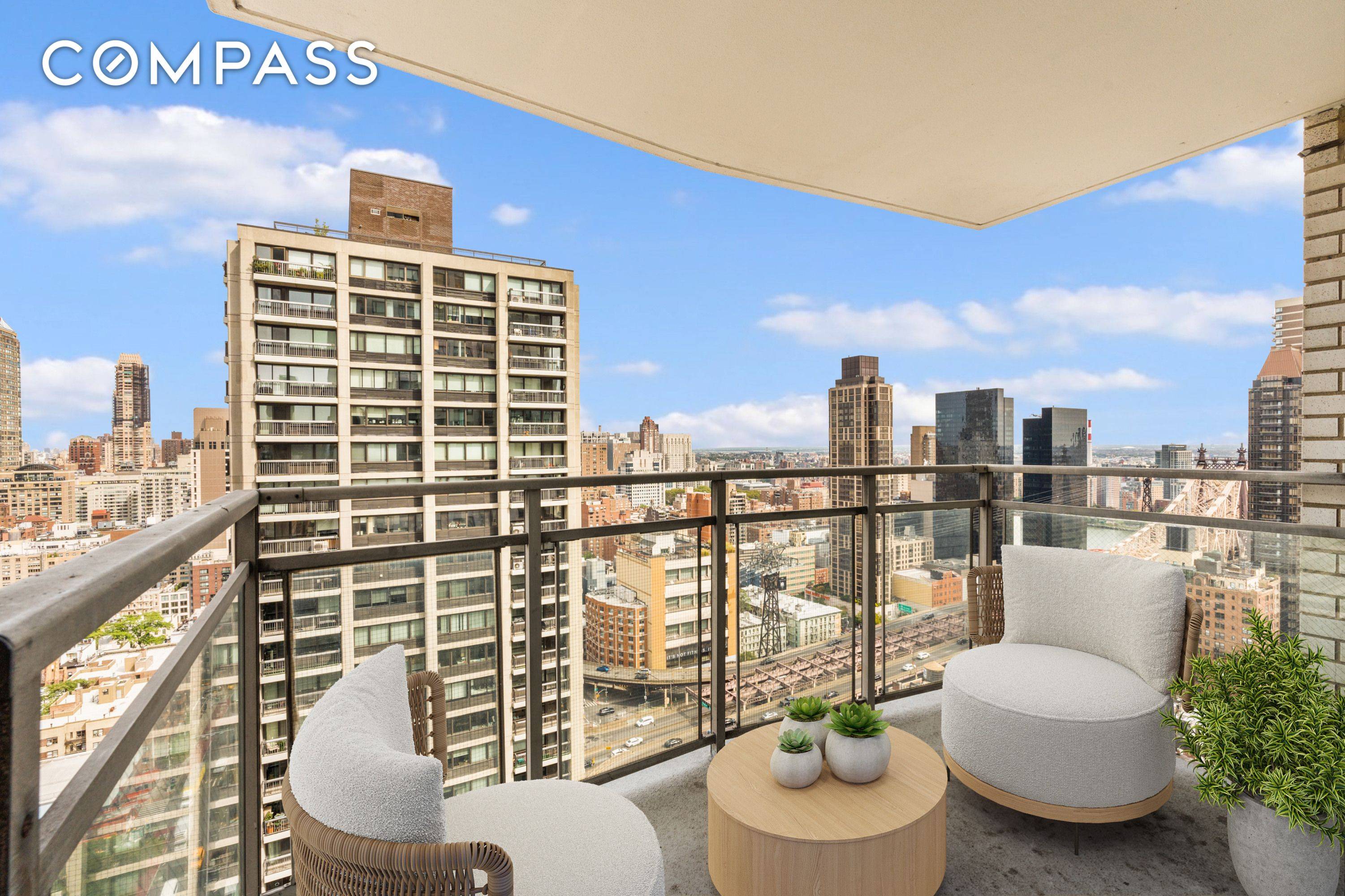 Welcome home to Unit 30E at 303 East 57th Street, a luxurious highrise sanctuary in the vibrant heart of Manhattan.