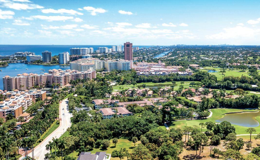 Tucked away in a Quiet Sanctuary at the intersection of City and Sea, this Modern work of Art will rise above the premier address in All of Boca.