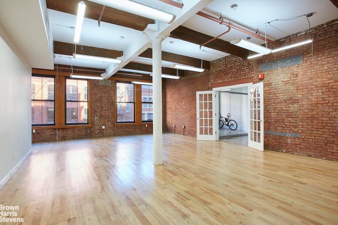 Rare opportunity to occupy a space in this boutique loft building on lovely Franklin Street.