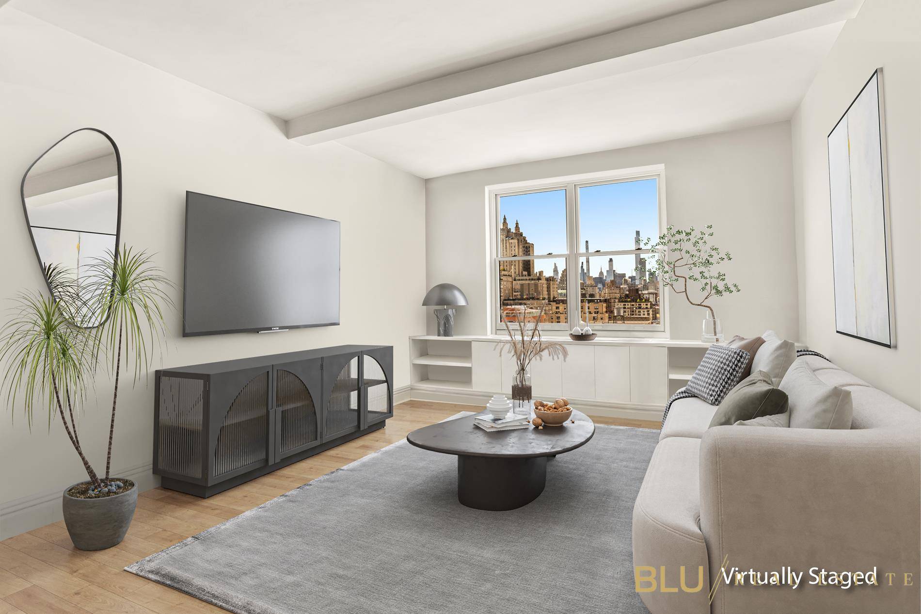 On the top floor of a prewar co op building steps from Central Park, this stunning south facing home receives amazing sunlight and showcases breathtaking panoramic views of the iconic ...