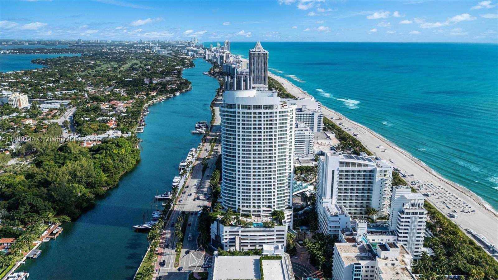 Stunning 1 bed, 2 bath residence at Fontainebleau II with breathtaking ocean, bay, and city views.