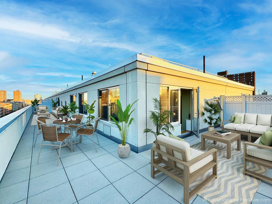 Penthouse Living with a Private Outdoor Terrace Price Reduced to 849, 000 !