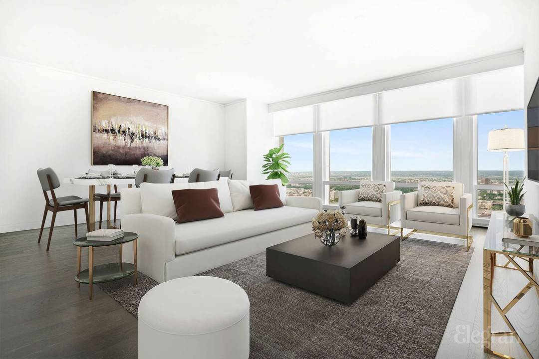 Luxurious Two Bedroom Residence with Breathtaking Hudson River Views.