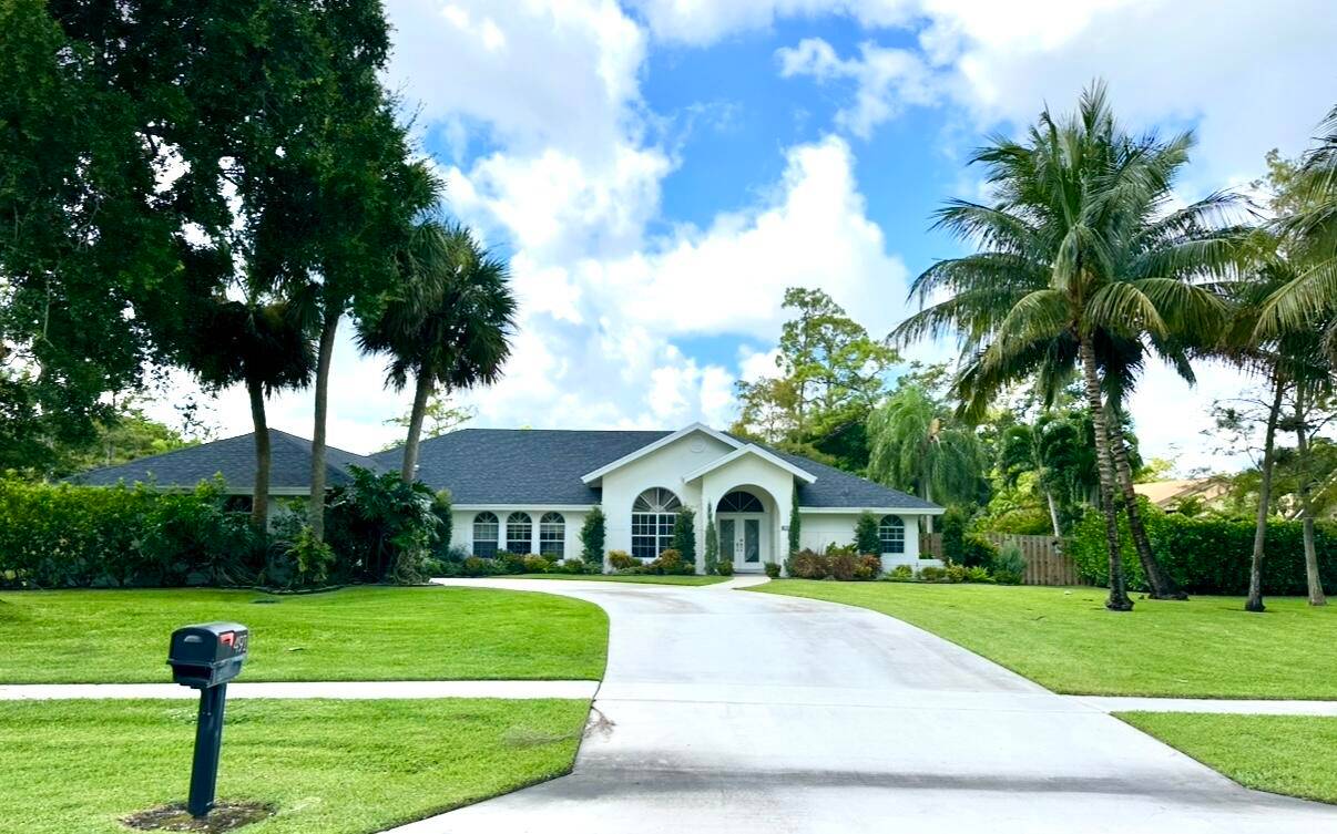 Fabulous 4 bedroom, 3 full bathroom, pool home settled on a fully fenced 1 2 acre lot, NO HOA !