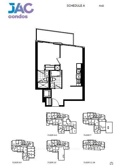 Welcome to brand new, never lived in unit with clear, unobstructed views of the downtown core and the park across the street.