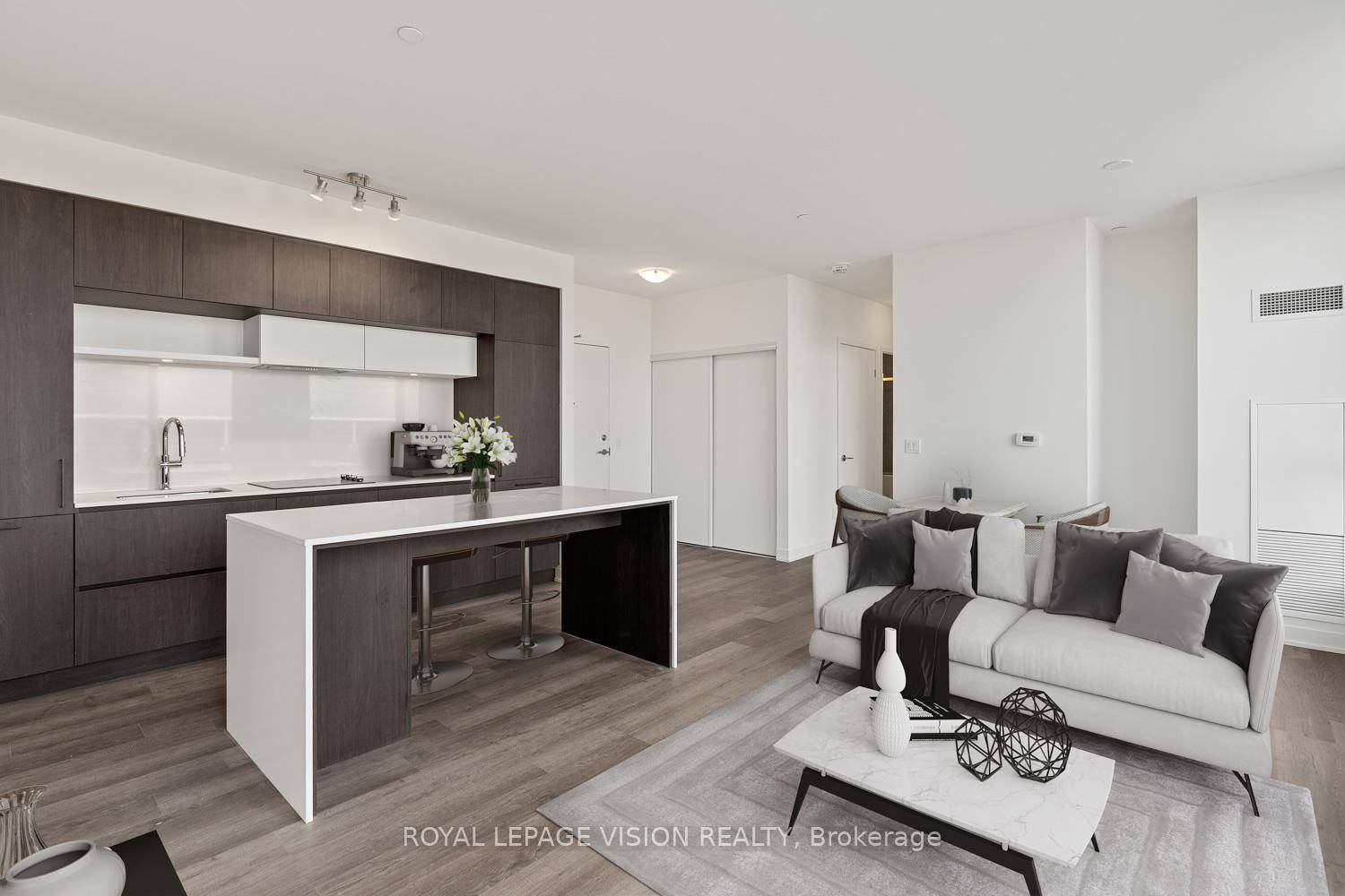 LOWER PENTHOUSE NEW, LARGE 2 Bedrooms 2 Full Baths Unit With A Huge Walk Out Terrace Located at Elgin East Condos In Richmond Hill.