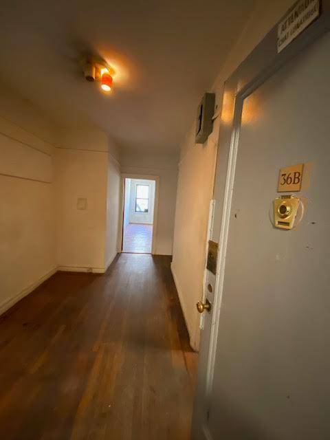 Unlock the potential of this front facing 2 bedroom, 1 bath apartment at 142 20 Franklin Avenue a true blank canvas ready for your creative touch.
