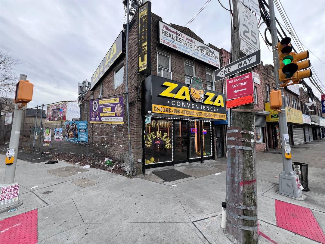 Mixed Use Building Ideally located at the corner of busy Rockaway Blvd and Van Wyck Expy.