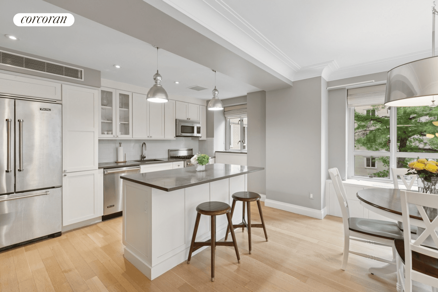 Welcome home to this beautifully renovated 948 sq.