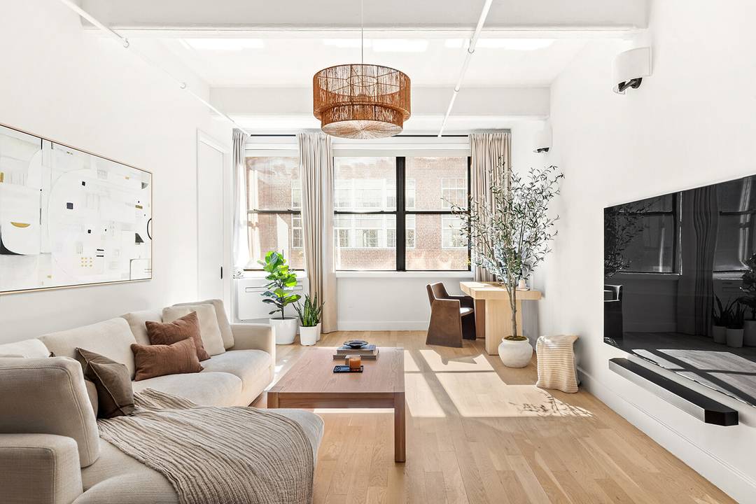 Bold. Refined. Turn Key. A designer gut renovated 2 bed, 1 bath showpiece in the heart of DUMBO, crafted for those who demand style and substance.