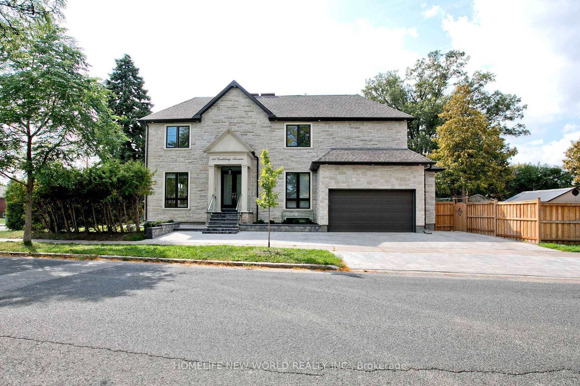 Contemporary Sun Filled Custom Built Home Located Strategically On A Prime Corner.