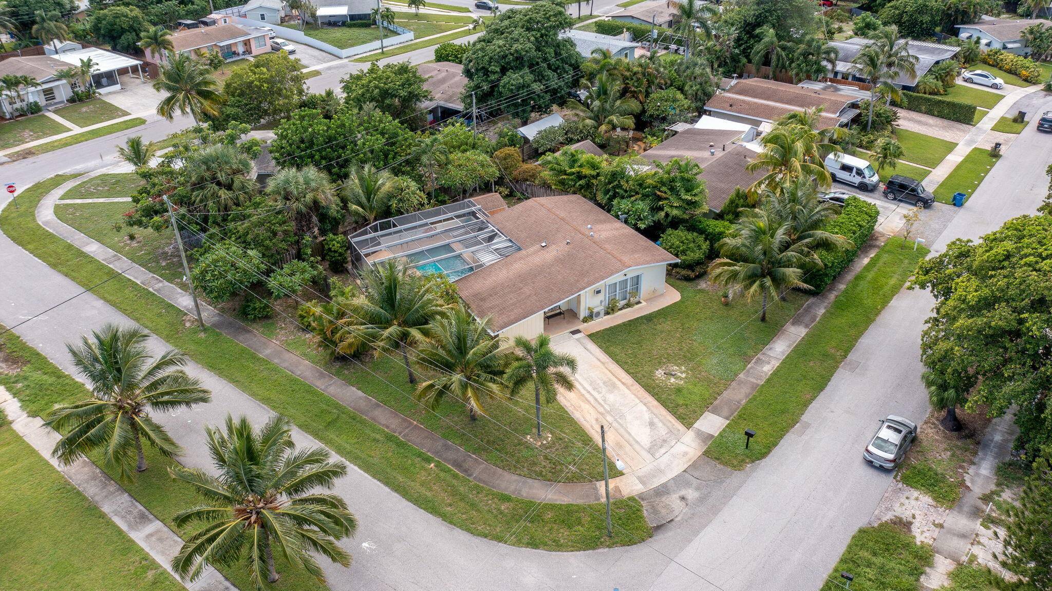 This charming beach bungalow in Lantana is truly one of a kind.