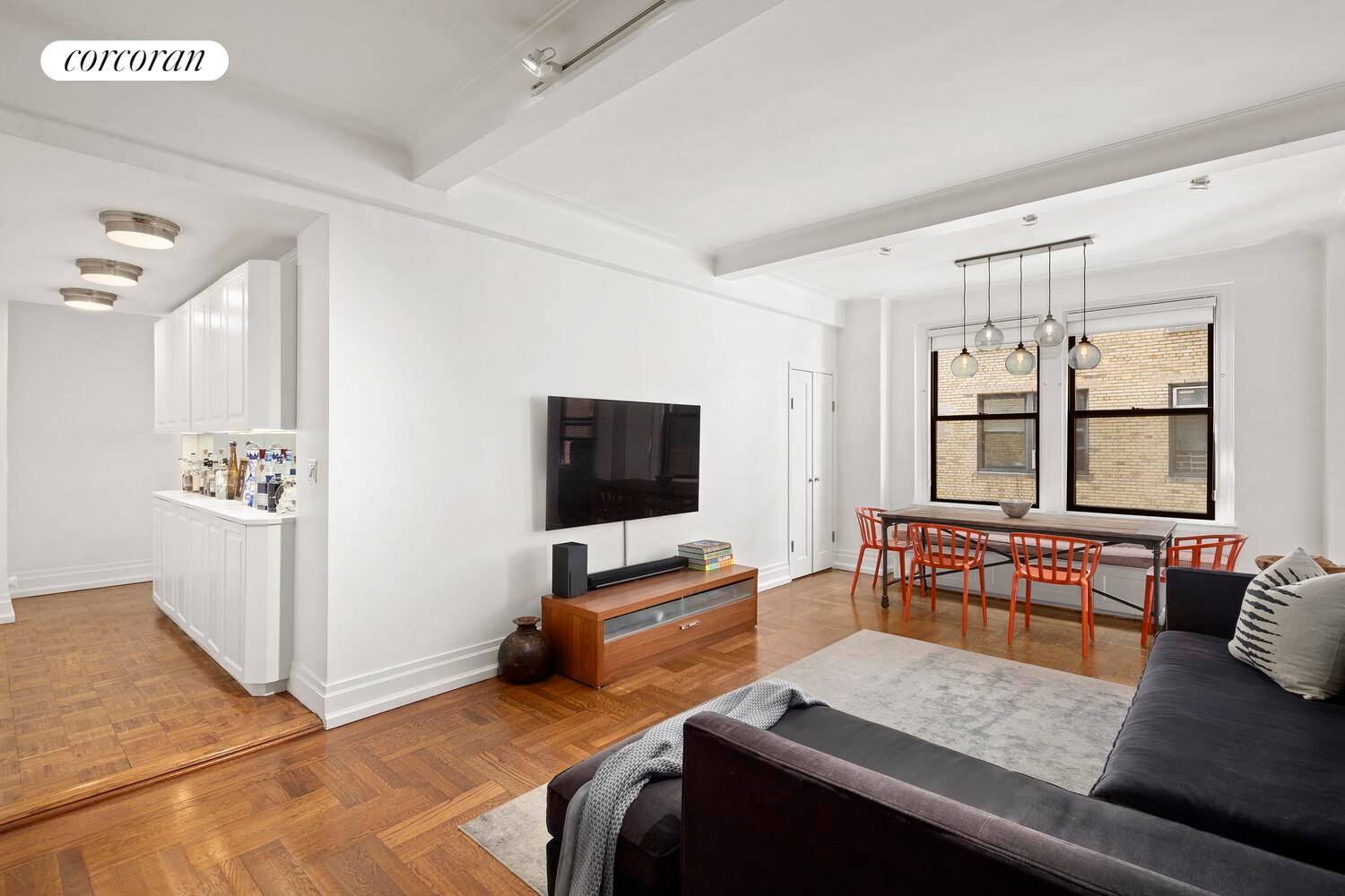 Welcome to Apartment 13F a thoughtfully designed, sun filled, high floor two bedroom home located in a full service building on the Upper West Side.