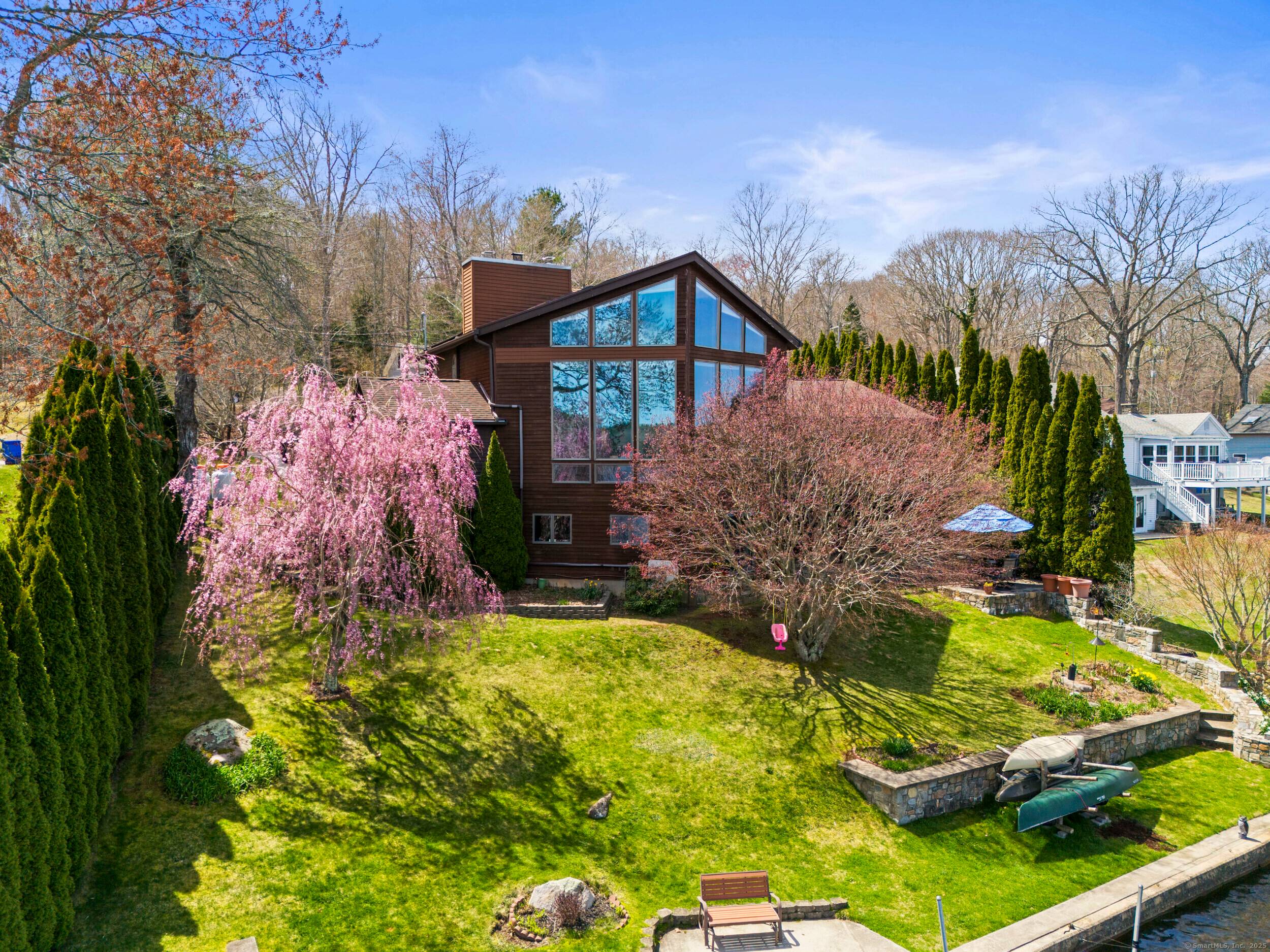Breathtaking views of pond forest for miles grace this majestic 0.