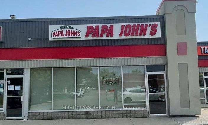 For sale Established Papa John's Pizza franchise located in a busy Stratford plaza with strong foot traffic and steady sales.